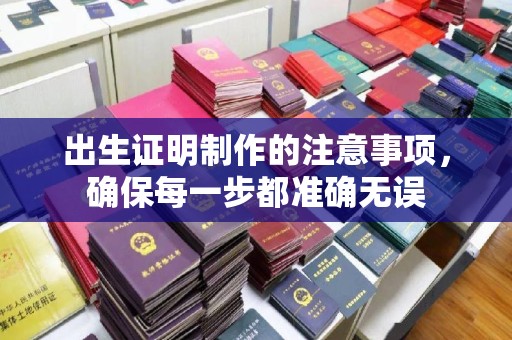 新河出生证明制作的注意事项，确保每一步都准确无误