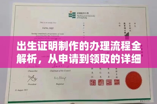 新河出生证明制作的办理流程全解析，从申请到领取的详细指南