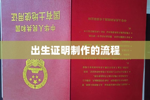 新河出生证明制作的流程