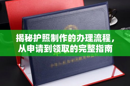 新河揭秘护照制作的办理流程，从申请到领取的完整指南